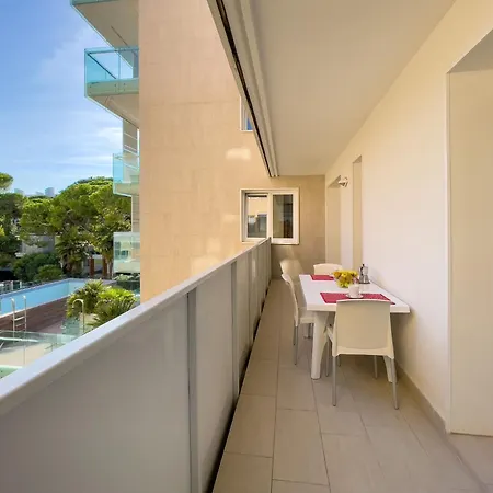 Chic Retreat With Pool And Balcony Apartment